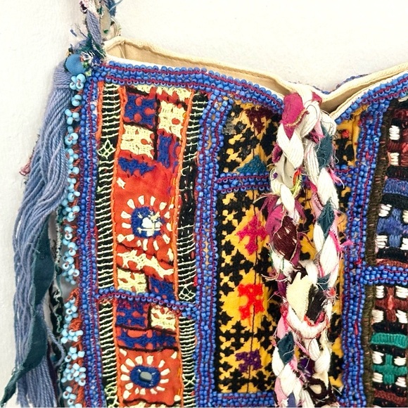 imayin Luxury Ethnic Handcraft Beaded Patchwork Crossbody Bag EUC - Picture 7 of 14